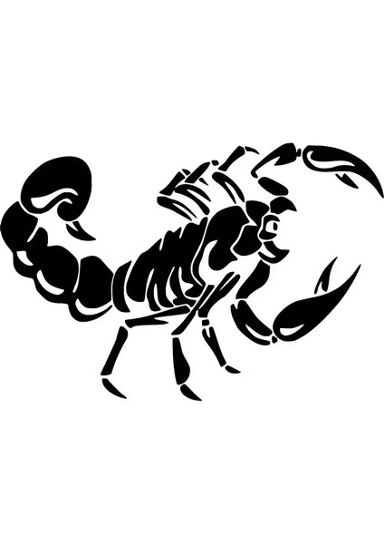 Akrep Sticker 10 x 7 cm