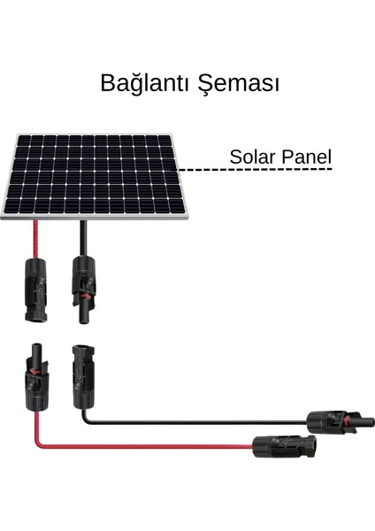 Solar Kablo Çap 6 Mm2 MC4SOKETLI fırsatları