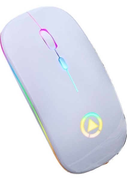 Şarj Edilebilir Bluetooth ve Aydınlatma Özellikli A2 Sessiz Kablosuz Fare - Bilgisayar Aksesuarları ve Ofis Faresi (Yurt Dışından)