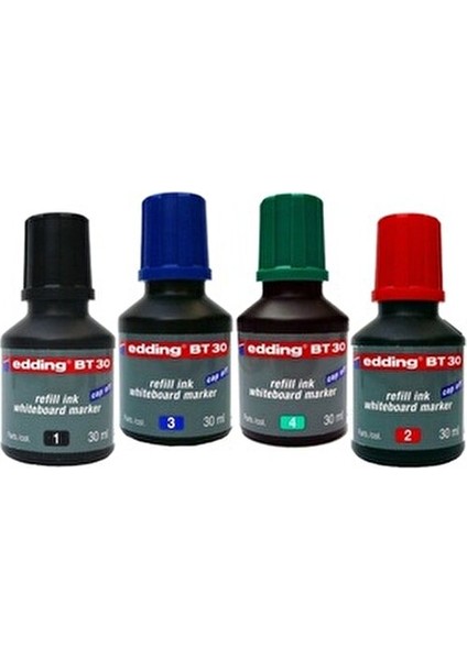 BT30 Siyah Tahta Kalemi Mürekkebi 30 ml Renkli Yazım İçin Uygun modelleri