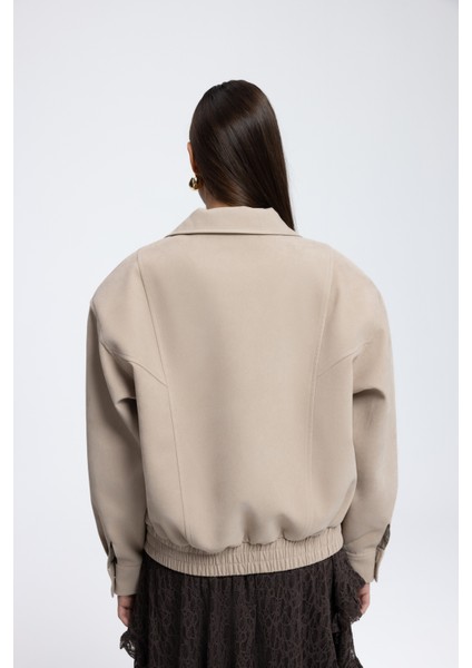 Osea Unisex Bej Bomber Ceket indirimleri