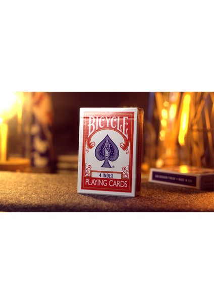 4 Köşe Indeksli Mavi (Hile Kartları ve Online Eğitim) Oyun Kartı