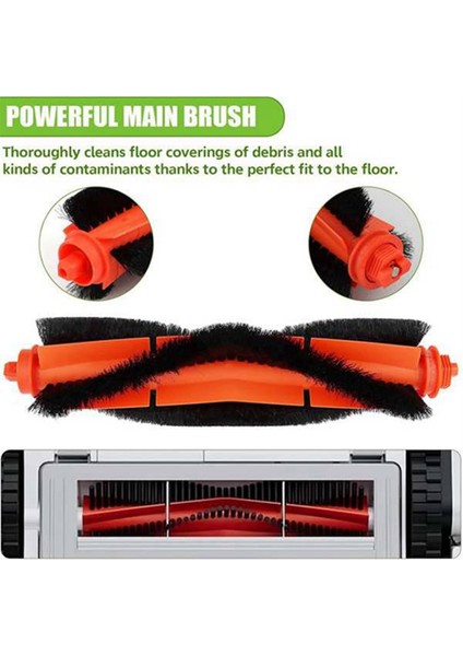 Robot Süpürge S20 / D106 Süpürge Yedek Parça Aksesuarları Ana Fırça Yan Paspas Bezi Filtresi Için 32 Adet (Yurt Dışından) fiyatları