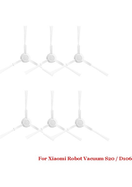 Robot Süpürge S20 / D106 Yedek Parça Aksesuarları Yan Fırça Filtre Cihazı ile Uyumlu (Yurt Dışından) fırsatları