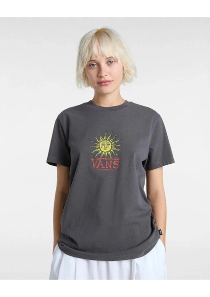 Cosmic Ray Kadın Gri Tişört - VN000NXA1O71