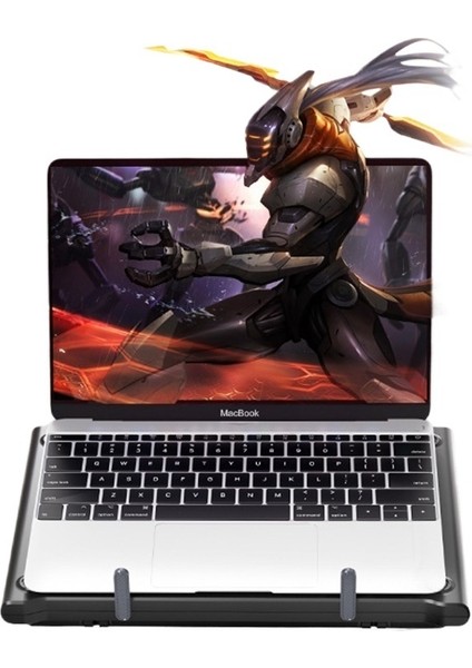 13-17 Inç Dizüstü Bilgisayarlar Için Evrensel Soğutma Pedi, Yüksekliği Ayarlanabilir, Katlanabilir Stand, Sessiz Soğutma Fanı (Metalik Değildir). (Yurt Dışından) fırsatları