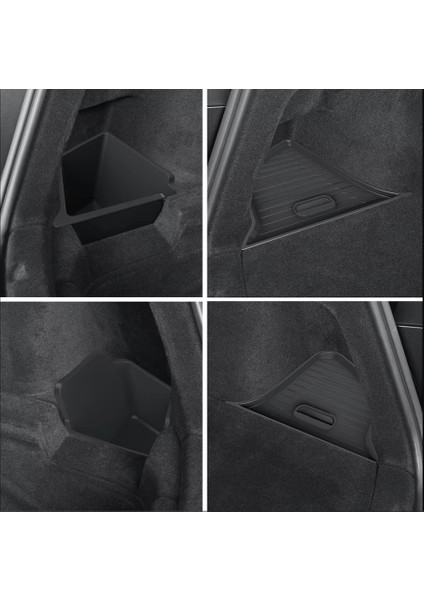 Tesla Model Y Için Uyumlu Arka Bagaj Içi Sağ Sol Saklama Kutusu Kapaklı fiyatları