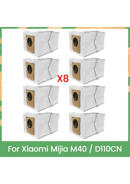 M40 / D110CN Yedek Parçalar Için 8 Adet Vakumlu Toz Torbası Verimli Ev Temizlik Aksesuarları (Yurt Dışından)