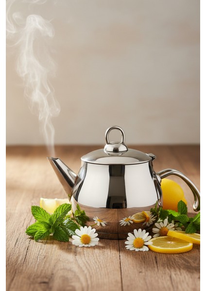 Küre 1.5 Litre Paslanmaz Çelik Bitki Çayı Demliği