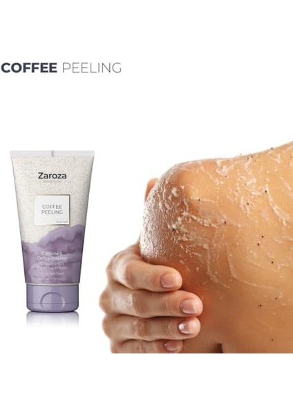 Zaroza Arındırıcı ve Besleyici Vücut Peelingi Kahve & Kafein & Kayısı Çekirdeği 150 ml modelleri