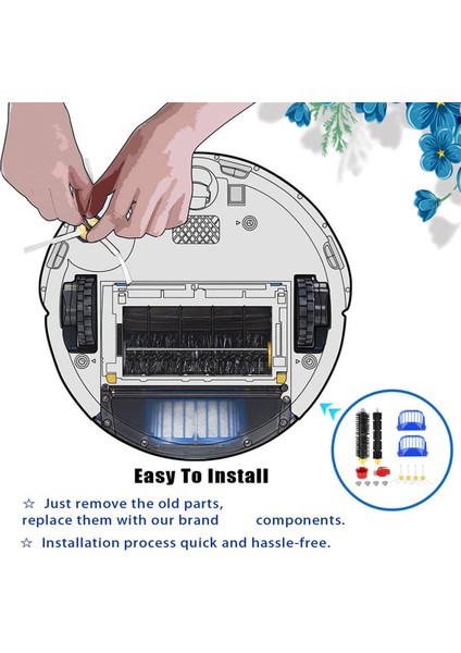 600 Serisi Yedek Parça Kiti - Uyumlu Aksesuarlar 595 610 614 620 630 650 660 665 Süpürge (Yurt Dışından) fırsatları