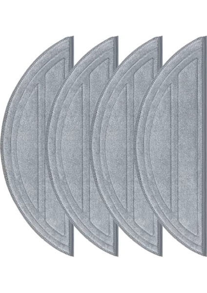 Q10 S5/Q10 S5+/Q10 X5/Q10 X5+/Q10 /Q10 Için 4 Adet Vakumlu Paspas Bezi + Temizleyici Yedek Parça Pedi (Yurt Dışından) fiyatları