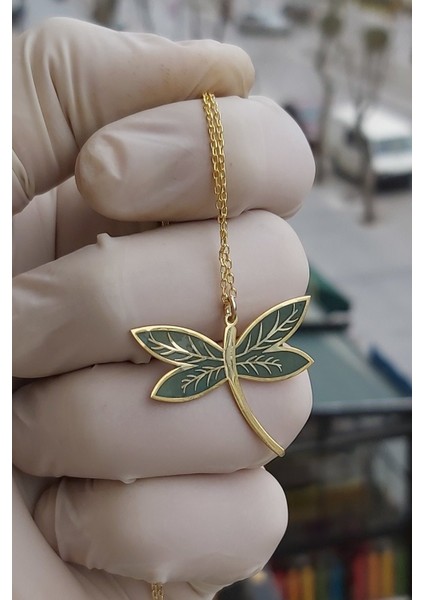 Kadın 925 Ayar Gümüş 24 Ayar Altın Kaplama Yusufcuk Kolye