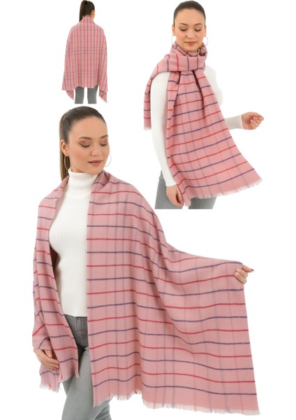 1 Adet Kadın Büyük Bedene Uygun Yumuşak Dokulu Kışlık Desenli Atkı Omuz Şalı indirimleri