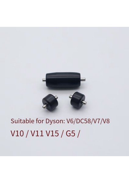 V6 V7 V8 V10 V11 V15 G5 DC58 DC59 Yumuşak Kadife Temizleyici Kafa Silindirleri Parçaları Için 3 Adet Taban Tekerleği Değişimi (Yurt Dışından) fiyatları