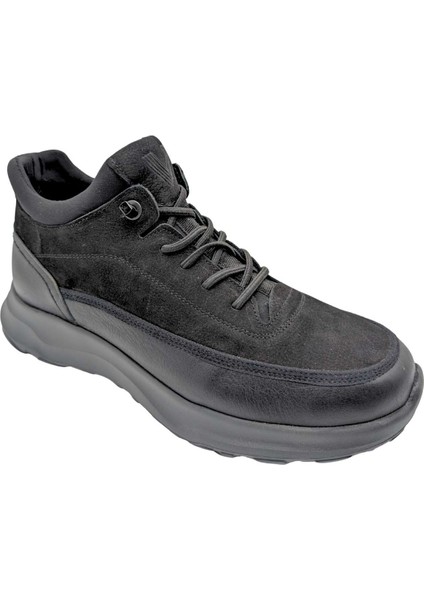 - M298 | Erkek Hakiki Deri Spor Bot - Siyah - 42