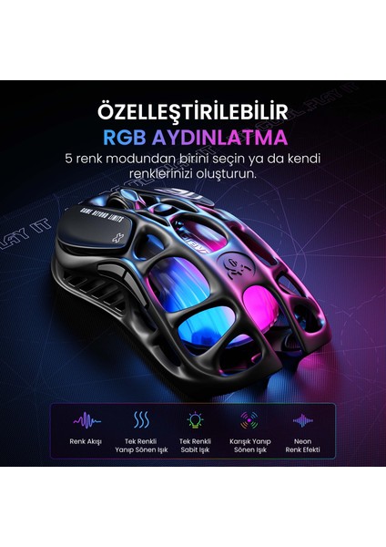 Mercury V75 Lite Hall Effect, Rapid Trigger 8.000 Hz Kablolu Manyetik Klavye + M2 26.000 Dpı Rgb Kablosuz Mouse Oyuncu Seti, Siyah fırsatları