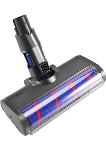 V6 DC58 DC59 DC61 DC62 DC74 LED Farlı Kablosuz Elektrikli Süpürge Aparatı Için Yumuşak Silindir Temizleme Başlığı (Yurt Dışından) fiyatları