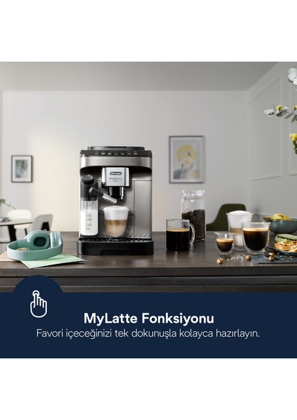 MAGNIFICA EVO Çekirdekten Fincana Kahve Makinesi ECAM290.81.TB modelleri