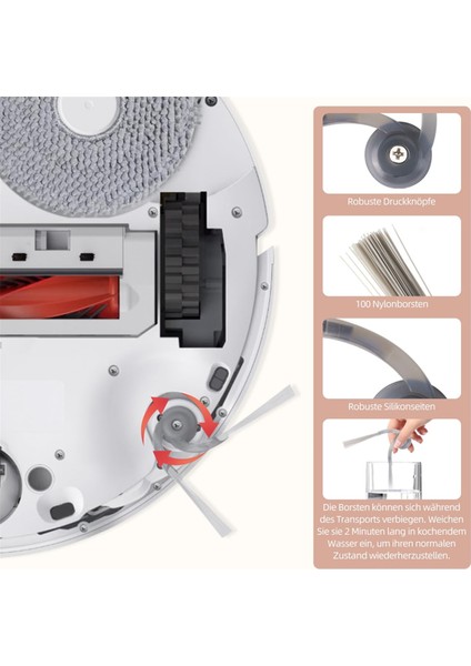 Qrevo Curv/qrevo Edge Robot Süpürge Aksesuarları, Yedek Ana Fırçalar, Toz Torbaları, Paspas Pedleri, Filtreler (Yurt Dışından) fiyatları