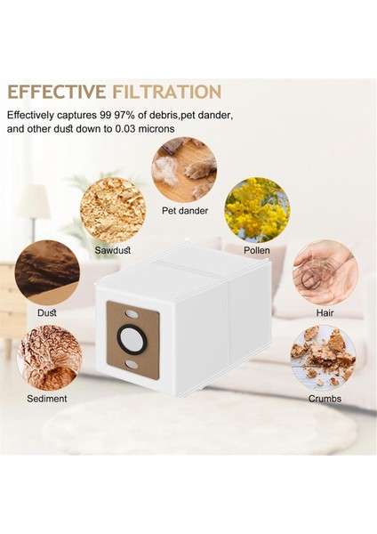 V9 Pro A12 A30 Robot Süpürge Parçaları Için Yedek Toz Torbası Aksesuarları (Yurt Dışından) modelleri