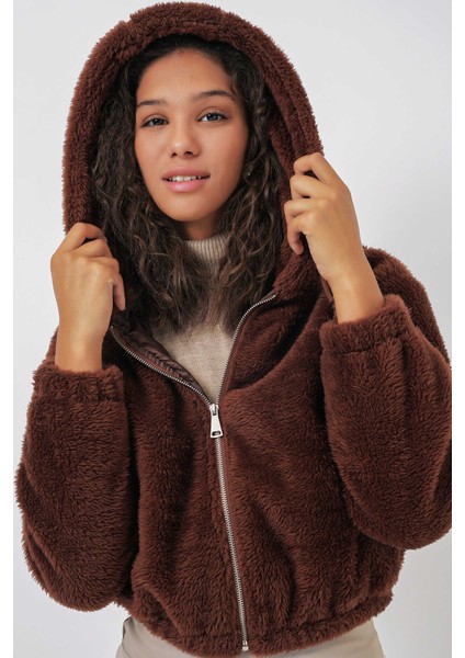 Kadın Mont 5193 Kahverengi modelleri