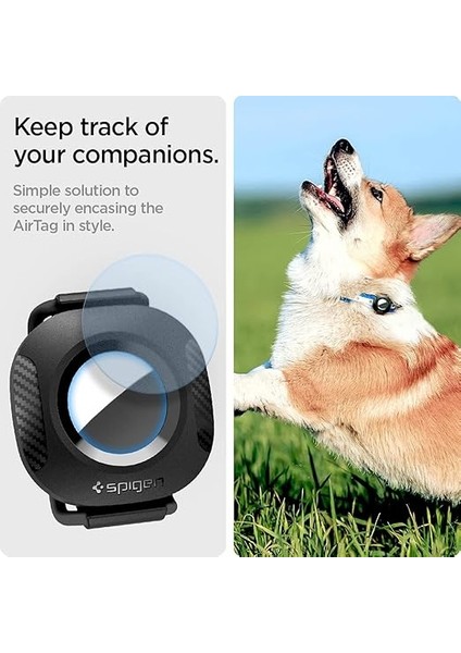 Airtag Kılıf Pet Collar Comfortag Black - AHP03106 modelleri