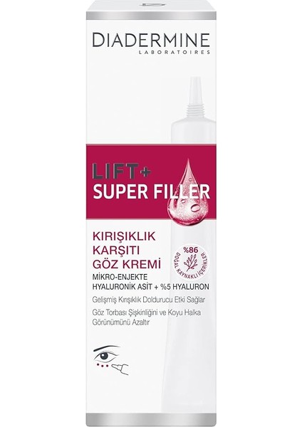 Lift+ Superfiller Göz Kremi, 15 ml