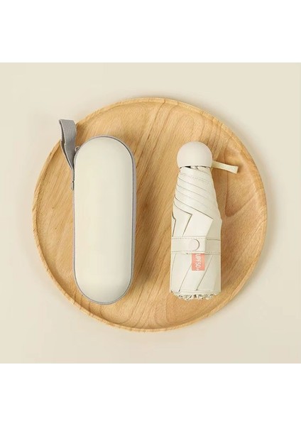 Özel Kılıflı Siyah Şemsiye (Kapsül Şemsiye)