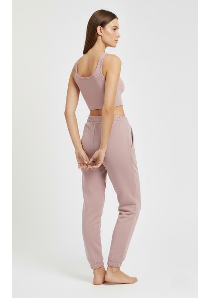 Kadın 3 Iplik Şardonlu %100 Pamuk Eşofman Altı - Yumuşak Dokulu Basic Jogger modelleri