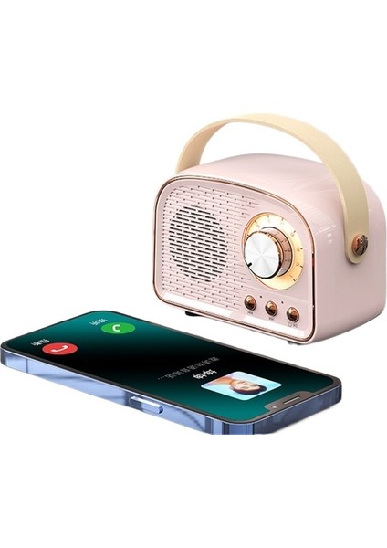 Retro Bluetooth Hoparlör Taşınabilir Kablosuz Mini Ev ve Dış Mekan Hoparlörü (Yurt Dışından) fiyatları