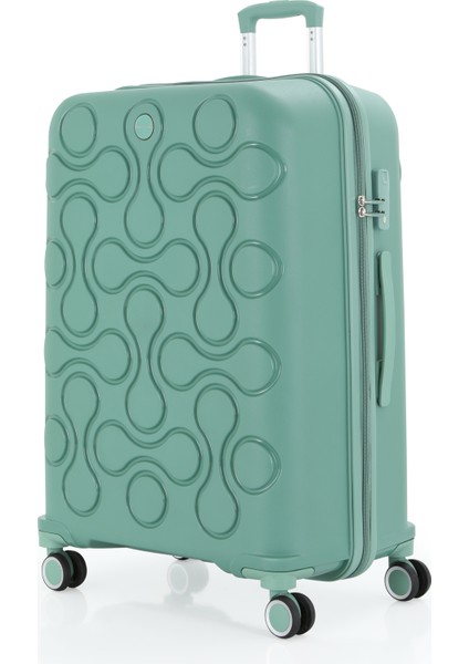 Polipropilen 3'lü Valiz Seti Büyük & Kabin & Makyaj V376