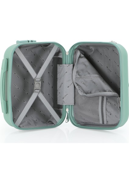 Polipropilen 3'lü Valiz Seti Büyük & Kabin & Makyaj V376