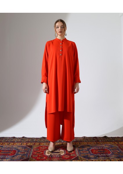 Uzun Tesettür Büyük Beden Takım