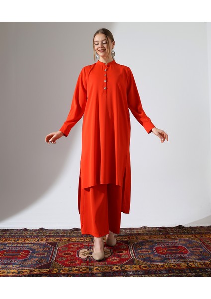 Uzun Tesettür Büyük Beden Takım