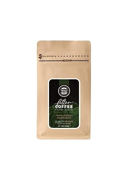 By Tüfekçi Fındıklı Filtre Kahve 250 gr Valfli Ambalaj modelleri