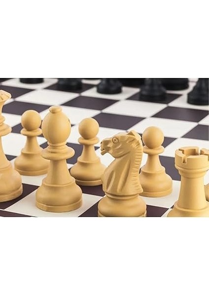 Rulo Satranç Takımı | Eğitim Satranç Seti Katlanabilir Biala Derisi Rulo | Plastik Taşlı | Taşıma Çantalı | Okul ve Turnuva Kullanımı Için Uygun | modelleri