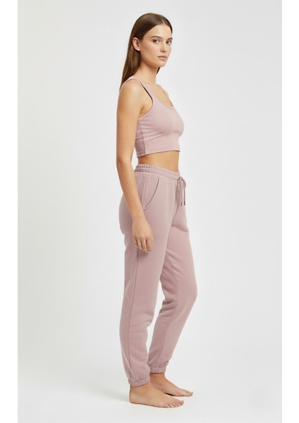 Kadın 3 Iplik Şardonlu %100 Pamuk Eşofman Altı - Yumuşak Dokulu Basic Jogger fiyatları