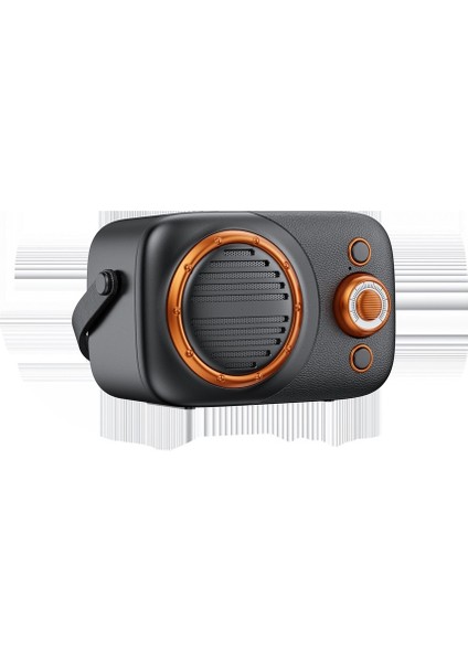 Mini Dış Mekan Taşınabilir Yaratıcı Kart Takılabilir USB Flash Bellek Yüksek Sesli Retro Bluetooth Hoparlör (Yurt Dışından)