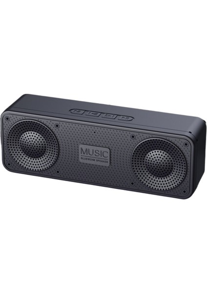 S18 Bluetooth Hoparlör Mini Kart Yuvalı Radyo Ev Kablosuz Masaüstü Hoparlör Açık Hava Taşınabilir Hoparlör (Yurt Dışından)