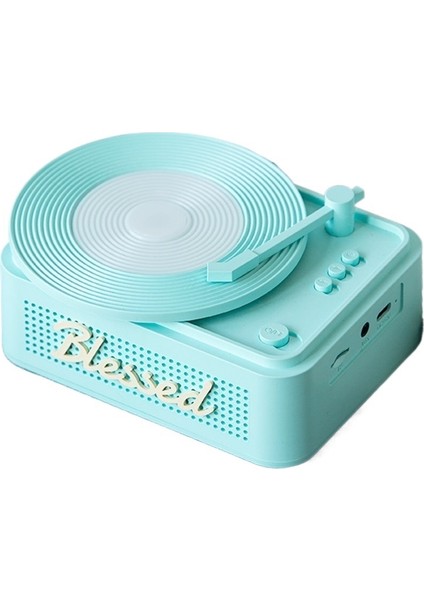 2025 Yeni Bluetooth Hoparlör - Lucky Retro Vinil Plak Ortam Hoparlörü - Ev Kullanımı Için - Kablosuz Bluetooth Hoparlör (Yurt Dışından)