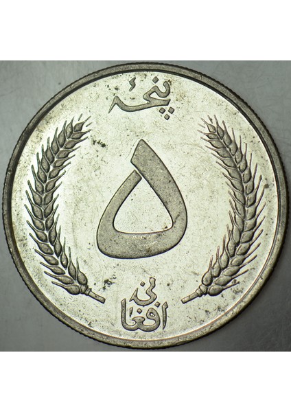 Afganistan 5 Afgani 1961. Muhammed Zahir Şah Dönemi 29 mm Çilaltı. modelleri