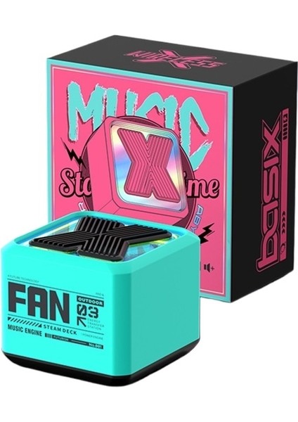 X3 Yeni Mini Akıllı Kablosuz Bluetooth Hoparlör Ortam Işığı Dış Mekan Taşınabilir Masaüstü Hoparlör (Yurt Dışından)