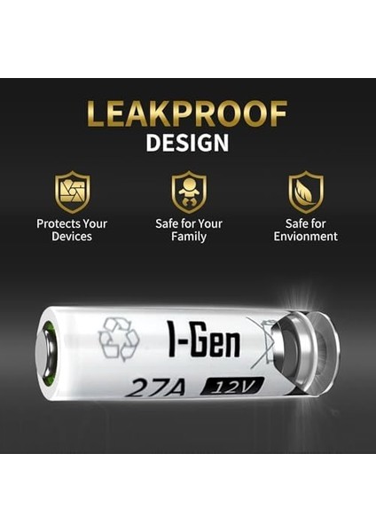 27A Pil 10'lu Paket 12V MN27 Pil (27A / A27 / L828) modelleri