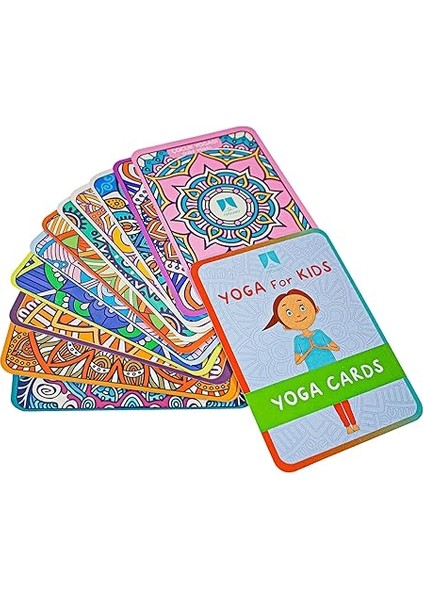 Çocuklar Için Yoga Pozları Kart Seti, Renkli, 10X7CM fiyatları