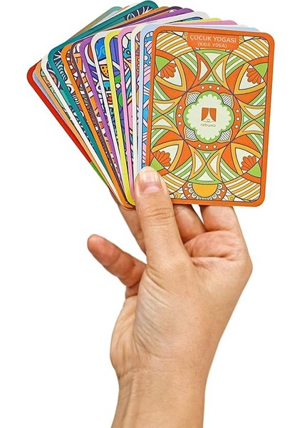 Çocuklar Için Yoga Pozları Kart Seti, Renkli, 10X7CM indirimleri