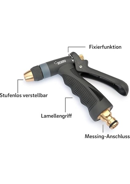 Birinci Sınıf Bahçe Şırıngası, Temizlik ve Püskürtme Için Şırınga, Bahçe El Duşu Uzun Kullanım Ömrü Garanti Edilir fırsatları