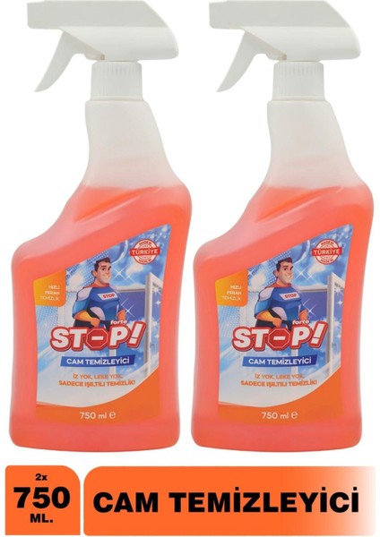 2'li Cam Temizleyici Sprey 750 ml