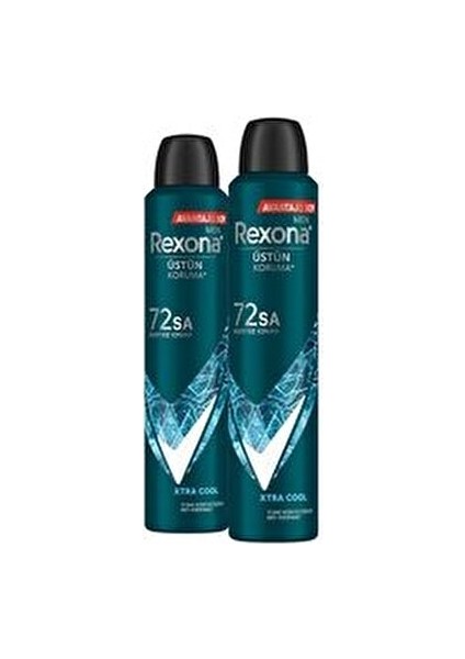 Rexona Men Erkek Sprey Deodorant Xtra Cool 72 Saat Sürekli Koruma 200 ml modelleri