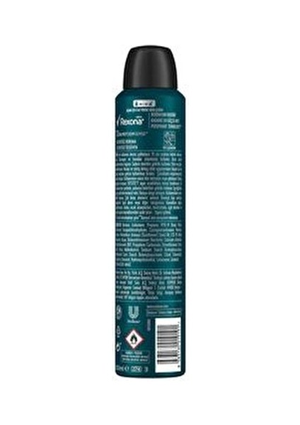 Rexona Men Erkek Sprey Deodorant Xtra Cool 72 Saat Sürekli Koruma 200 ml